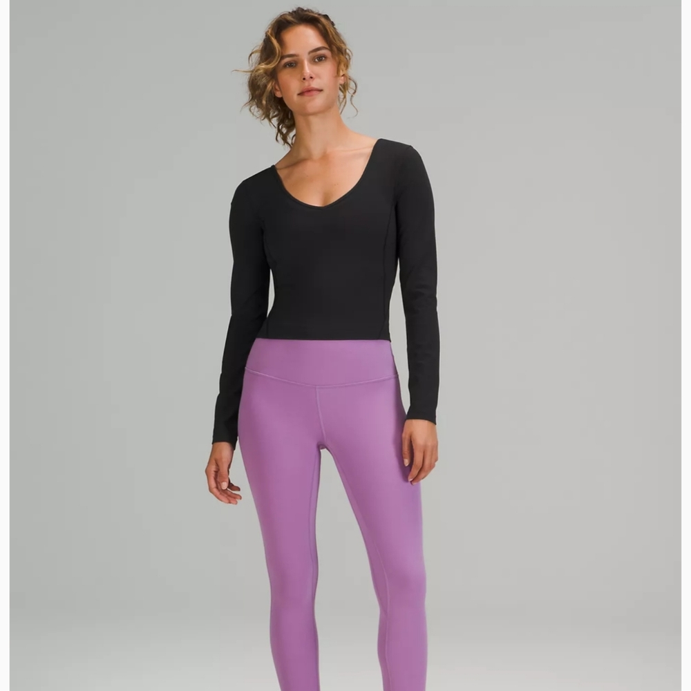 NWT Lululemon Black Align Long Sleeve Size 10